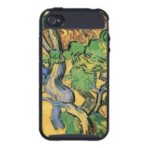 Van Gogh Tree Roots and Trunks, Vintage Fine Art
