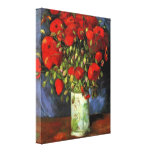 Van Gogh; Vase with Red Poppies, Vintage Flowers Canvas Prints