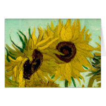 Van Gogh: Vase with Twelve Sunflowers Greeting Cards