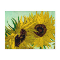 Van Gogh: Vase with Twelve Sunflowers Postcard
