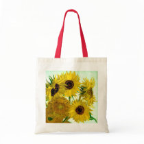 Van Gogh: Vase with Twelve Sunflowers Tote Bags
