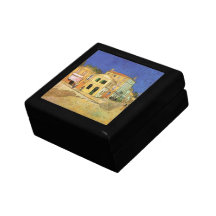 Van Gogh; Vincent's House in Arles (Yellow House) Trinket Boxes