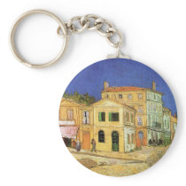 Van Gogh; Vincent's House in Arles (Yellow House) Key Chains
