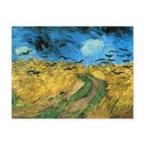 Van Gogh - Wheat Field Under Threatning Sky's Postcards