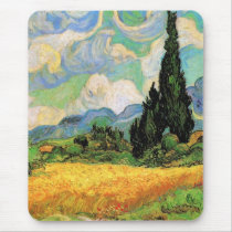 Van Gogh; Wheat Field w Cypresses at Haute Galline