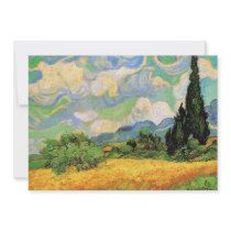 Van Gogh; Wheat Field w Cypresses at Haute Galline