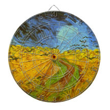 Van Gogh Wheat Field with Crows Vintage Farm Birds