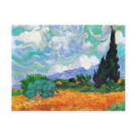 Van Gogh Wheat Field with Cypresses Post Cards