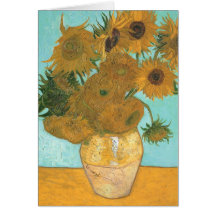 Van Gogh's 12 Sunflowers Cards