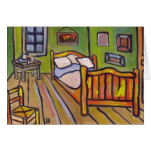 VAN GOGHS BEDROOM CARDS