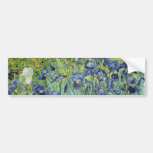 Van Gogh's Irises Bumper Sticker