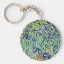 Van Gogh's Irises Key Chain