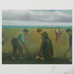 Van Gogh's Peasants or Farmers Planting Potatoes Full Color Flyer