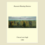 Van Gogh's Peasants or Farmers Planting Potatoes postcards