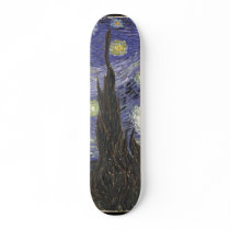 Van Gogh's Starry Night Skate Board Deck