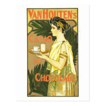 Van Houten's Cacao en Chocolade 1899 Postcards