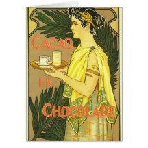 Van Houten's Chocolade Art Nouveau Cards