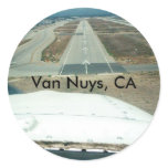 Van Nuys, CA Round Sticker