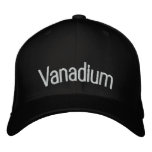 Vanadium embroidered hats