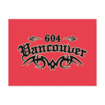 Vancouver 604 postcards