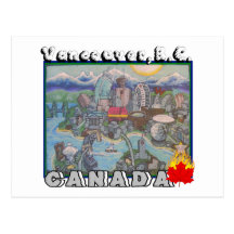 Vancouver B.C. Canada Postcard