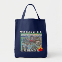 Vancouver B.C. Canada Tote Bag