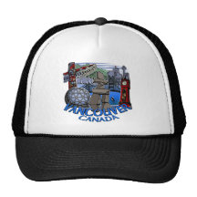 Vancouver BC Caps Souvenir Trucker Caps & Hats