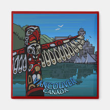 Vancouver BC Souvenir Magnets Vancouver Gifts