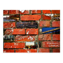 Vancouver Brick Wall Postcards