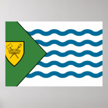 Vancouver (Canada) flag Posters