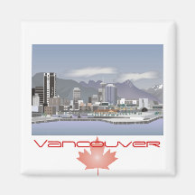 Vancouver Canada Fridge Magnet