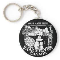 Vancouver Canada Key Chain Vancouver Souvenirs