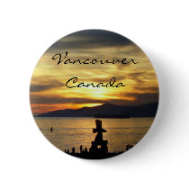 Vancouver Canada Souvenir Buttons Landmark Gifts