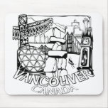 Vancouver Canada Souvenir Mousepad Vancouver Gifts