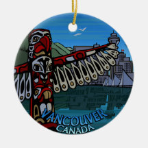 Vancouver Canada Totem Pole Ornament Souvenirs