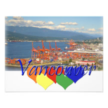Vancouver Hearts Personalized Invites