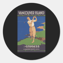 Vancouver Island Golf every day of the year Sticker