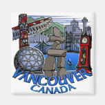 Vancouver Magnet Souvenir Magnet Buttons & Gifts