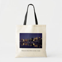 Vancouver skyline, British Columbia, Canada Bag