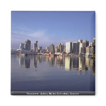 Vancouver skyline, British Columbia, Canada Magnets