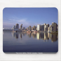 Vancouver skyline, British Columbia, Canada Mouse Pad