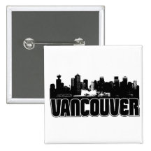 Vancouver Skyline Pins