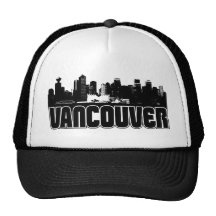 Vancouver Skyline Trucker Hats
