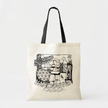 Vancouver Souvenir Tote Bag Landmark Art Bags