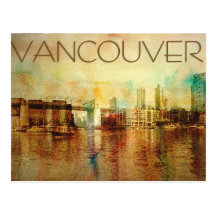 Vancouver Water Colour Postcards