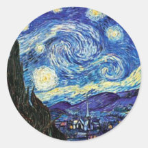 VanGogh, Starry Night Sticker