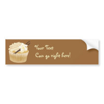 Vanilla Cupcake Bumper Sticker