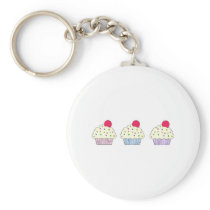 Vanilla Cupcakes Keychains