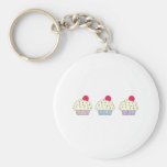 Vanilla Cupcakes Keychains