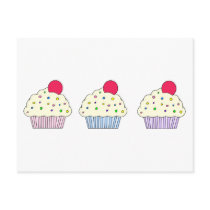 Vanilla Cupcakes Postcard